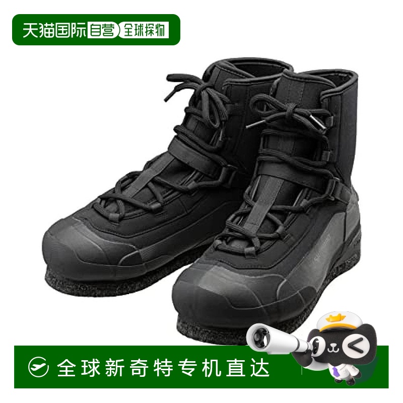 【日本直邮】Shimano禧玛诺 Rockshore橡胶高帮防水靴 FS-010V 黑