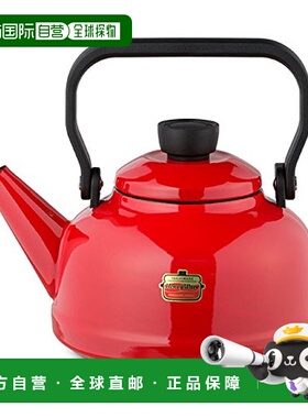 【日本直邮】Fuji Horo 烧水壶 solid 2.3L 红色 SD-2.3K-R珐琅