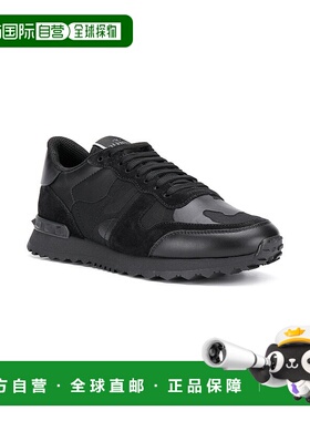 香港直邮VALENTINO 男士运动鞋 SY0S0723NSD0NO CO 黑色 Rockrunn