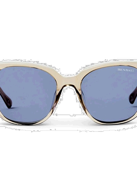 Bruno Magli Mona 红色太阳镜 + 龟甲醋酸纤维 - 裸色 【美国奥莱