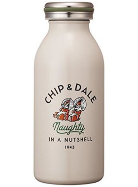 日本直邮真空隔热螺旋口保温杯0.35L奇奇&蒂蒂mosh!×Diseny