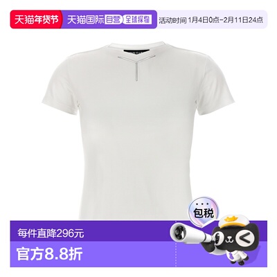 1h可退 香港直邮Y PROJECT 女士 T恤 104TO004OPTICWHITE