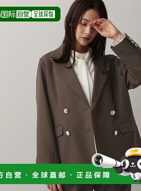 1h可退 日本直邮MATINEE LINE 女装宽松双排扣西装外套 583736