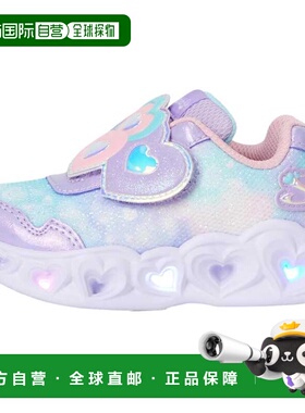自营Skechers Heart Lights - Lovin Reflection Lavender / Ligh
