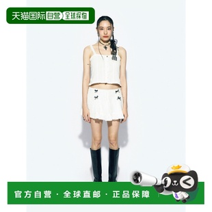 CALIE TRIM 女士雪纺衫 LACE SLEEVELES CA24BBL002WT 韩国直邮ASIF