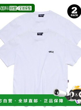 韩国直邮YALE (23SS) [ONEMILE WEAR] 2PACK SMALL ARCH TEE WHIT
