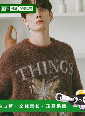 1h可退 日本直邮RAGEBLUE男装宽松花型针织衫半拉链设计 601692