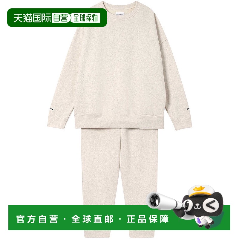 1h可退 日本直邮une nana cool 女装 纯棉宽松连帽衫 半拉链设计