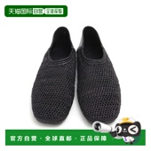 牛皮革拼接 1h可退 通气 女士 拉菲草平底鞋 日本直邮ETRE TOKYO