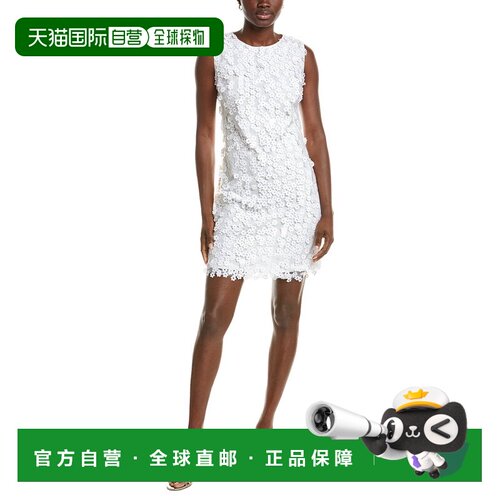 自营Nicole Miller Mini Dress - White 连衣裙美国直发奥莱