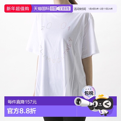 日本直邮 Stella McCartney 女式 HAPPY STELLA T恤平纹针织 5112