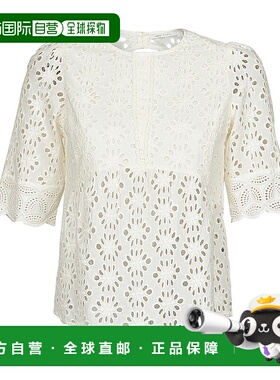 欧洲直邮IKKS  BU13085 女士服装上衣 BU13085-11泡泡袖