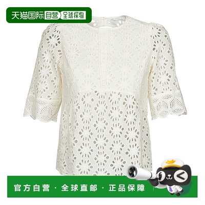 欧洲直邮IKKS  BU13085 女士服装上衣 BU13085-11泡泡袖