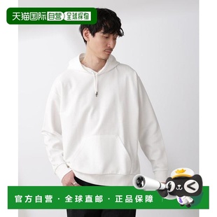 1小时内可退 日本直邮NANO universe 波尔卡点提花连帽套头卫衣