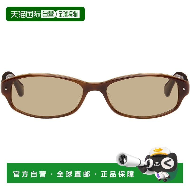 1h可退 香港直邮潮奢 BONNIE CLYDE 女士 棕色 Coco 太阳镜 COCOS