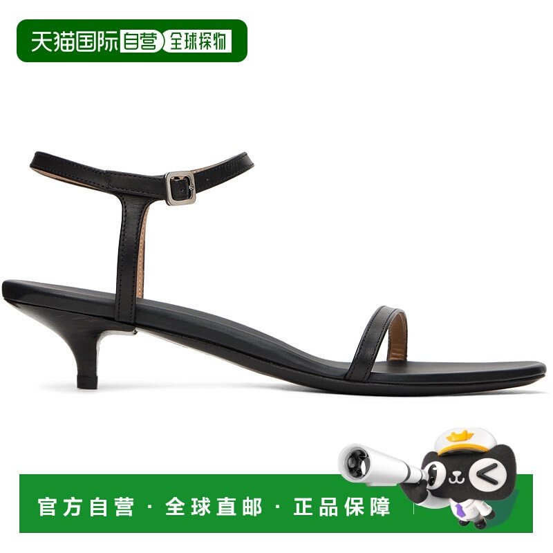 1h可退 香港直邮潮奢 marsell 女士 黑色 Fiuto 凉鞋 MW8473P011