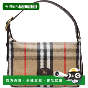 1h可退 香港直邮潮奢 Burberry 巴宝莉 女士 棕色迷你 Highlands