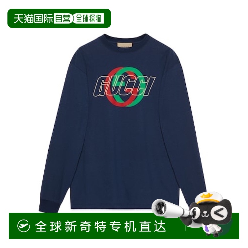 香港直邮24FW 徽标长袖T恤 Men正品潮牌穿搭时尚透气高级感外穿