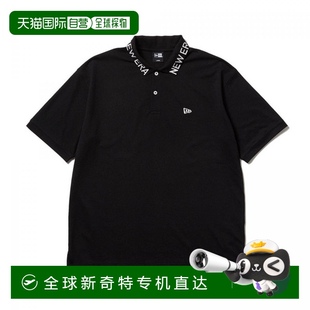 Polo ERA 14410045新款 日本直邮NEW 黑色 衫 短袖 领口标志