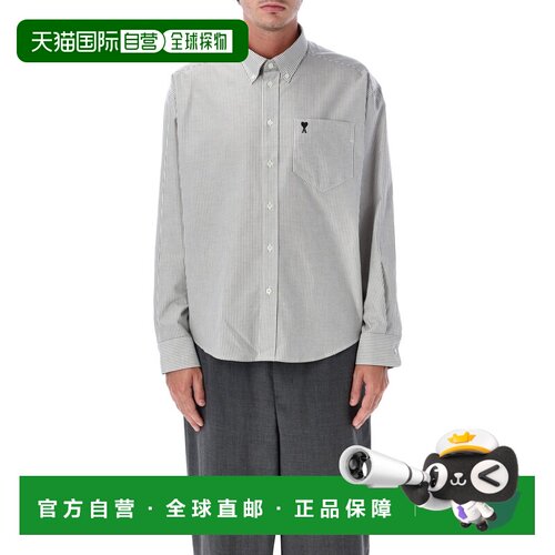 香港直邮Ami Paris 男士衬衫 HSH822CO0087039 AW【付后1h可退】