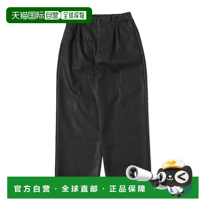 1h可退 日本直邮LUCY 男士PU皮革系带宽松裤 LU25SP01M0003