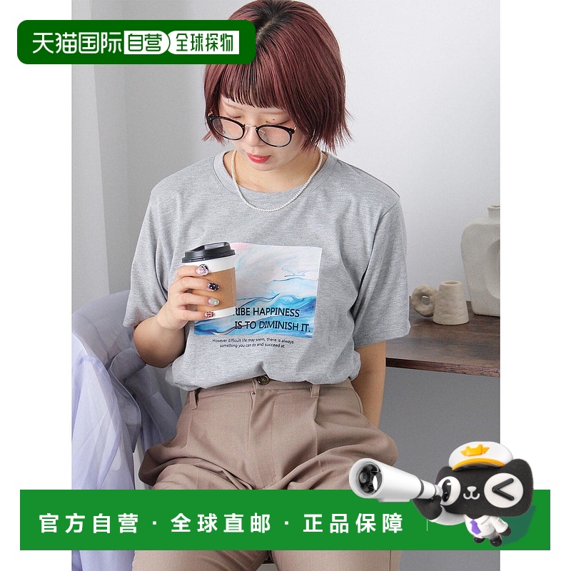 1h可退 日本直邮ehka sopo 女士基础圆领短袖T恤 简约百搭设计 22