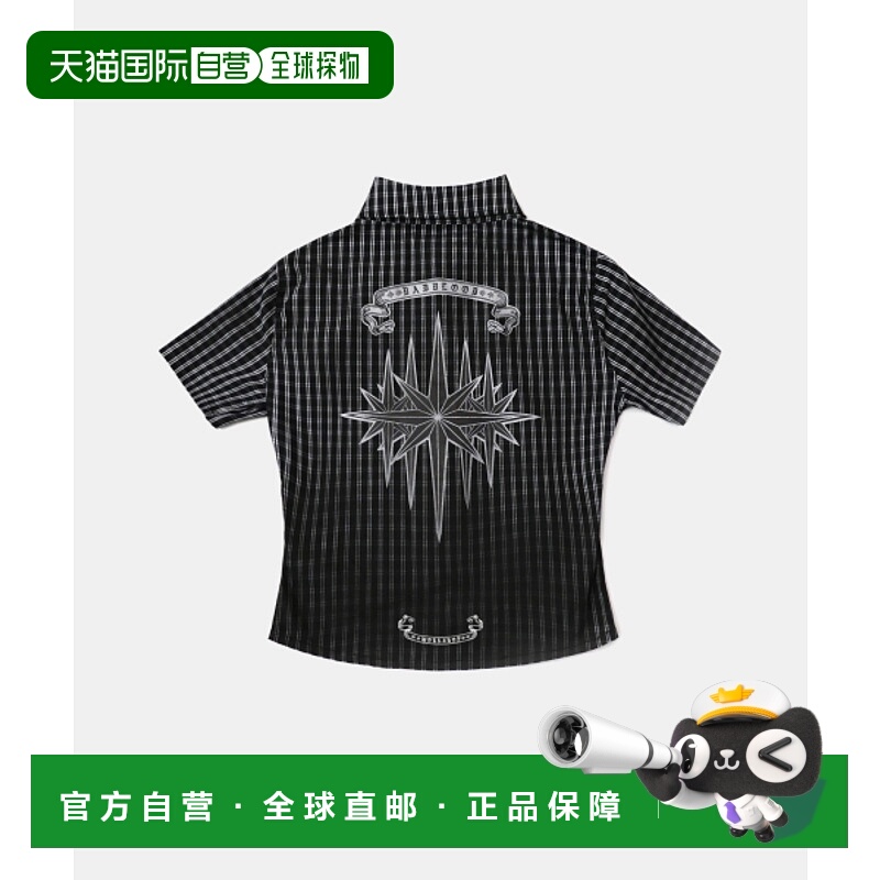 韩国直邮BADBLOOD 公用男衬衫w-sht25-009 Cosmo Graphic Short S