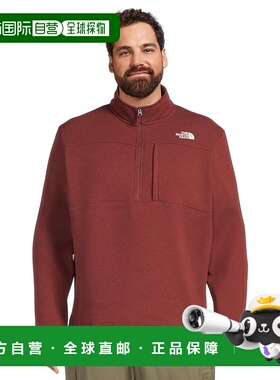1h可退 香港直邮the north face 北面 男士 Gordon Lyons ¼ 拉链