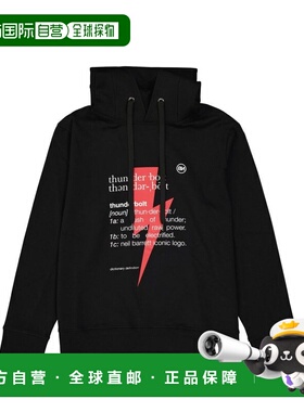 自营Neil Barrett Cotton Men's Sweatshirt - black 美国奥莱直