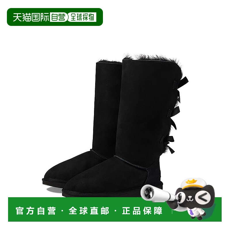 1h可退 香港直邮潮奢 Ugg 女士 Bailey II 蝴蝶结长筒靴子