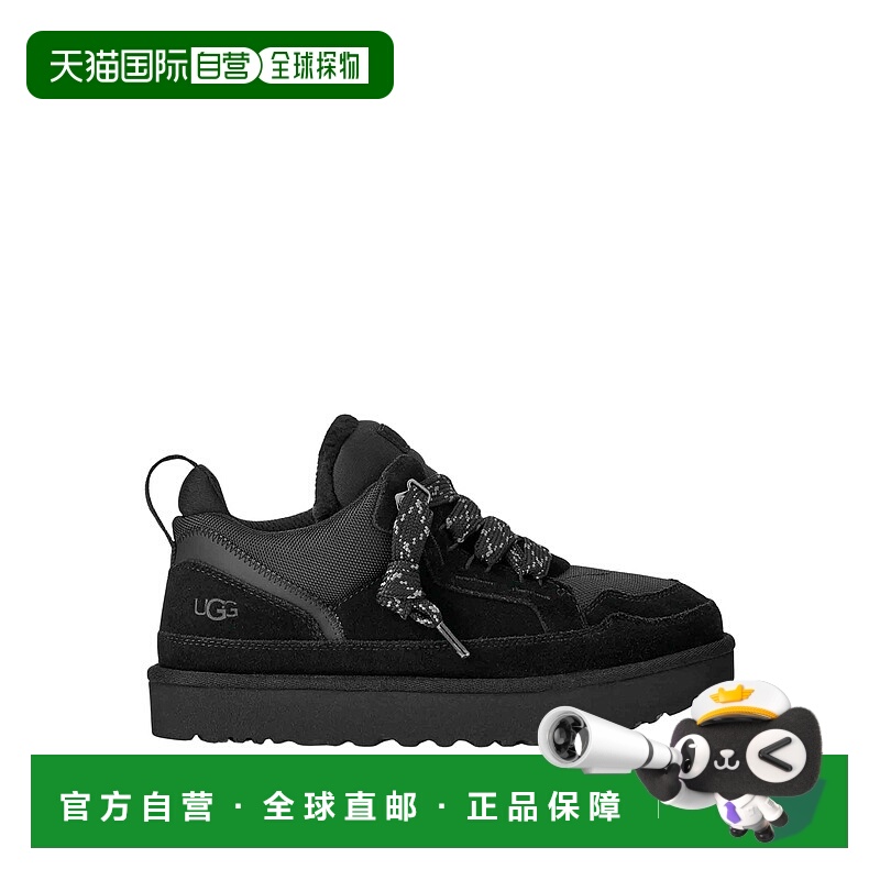 1h可退 香港直邮UGG 男士运动鞋 1170750097BLACK AW2025 黑色 Lo