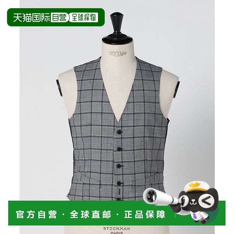 1h可退 日本直邮green label relaxing TW 图案 5B 单排扣马甲