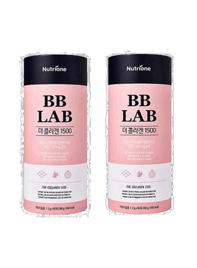韩国直邮NUTRIONE BB LAB胶原蛋白1500肌肤水润光滑90袋*2盒礼盒