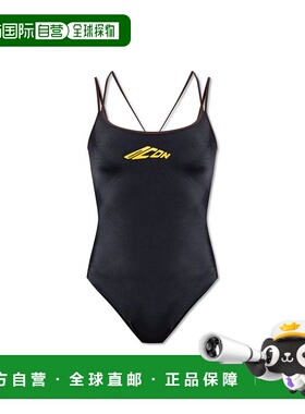 香港直邮DSQUARED2 女士泳装 D6BGN50700001 SS2025 黑色 无袖连