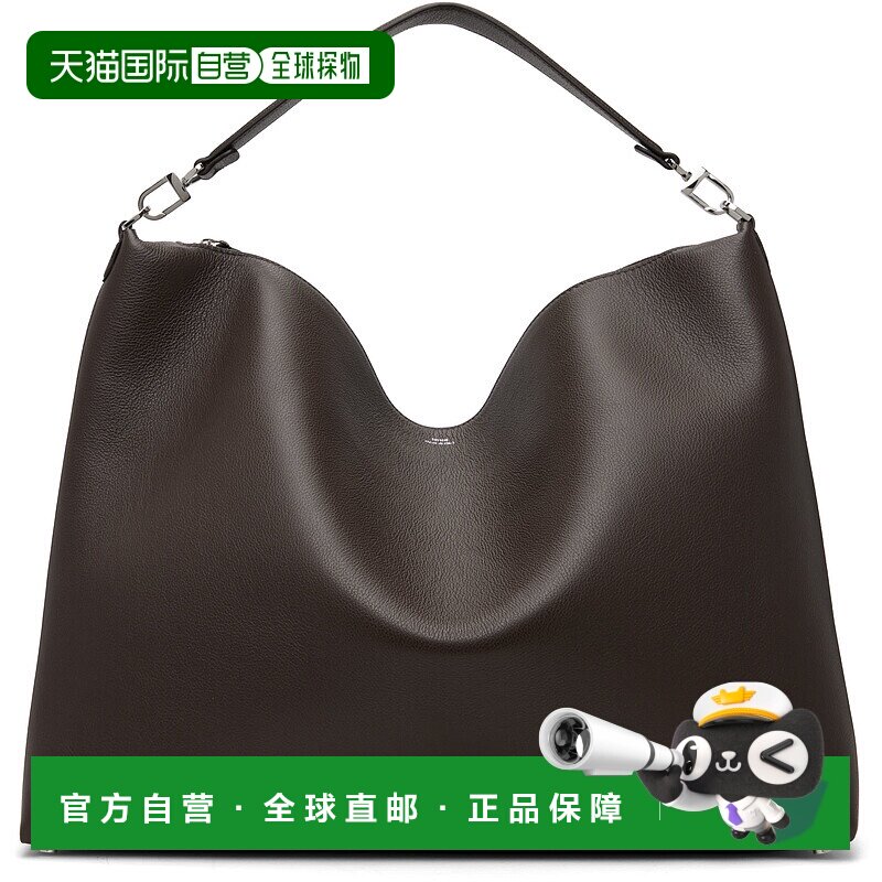 1h可退 香港直邮潮奢 toteme 女士 棕色 Bevel Grained-Leather