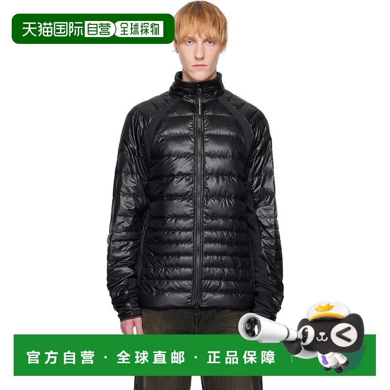 1h可退 香港直邮潮奢 Canada Goose 加拿大鹅 男士 黑色 HyBridge