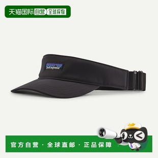自营欧洲直邮PATAGONIA 男士黑色聚酯纤维遮阳帽空顶帽
