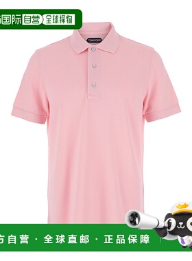 香港直邮Tom Ford 汤姆 福特 男士 Pimk Polo 短袖棉质毛线衫(Piq