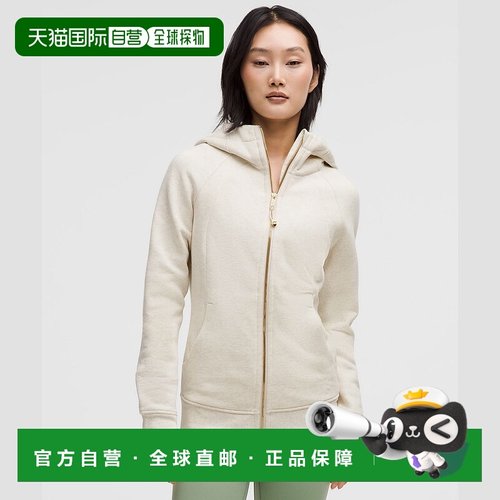自营1h可退 欧洲直邮LULULEMON露露乐檬 拉链式Scuba连帽衫