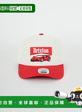 1h可退 日本直邮BRIXTON 男装 经典配色刺绣半帽檐 宽松休闲鸭舌