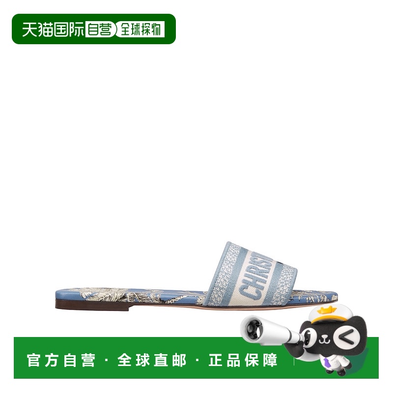 1h可退 香港直邮DIOR 女士凉鞋 KCQ209EDPS28N SS2025 灰色迪奥