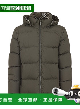 香港直邮BURBERRY 男士外套 8110362C1748SHALE AW2025 军绿色