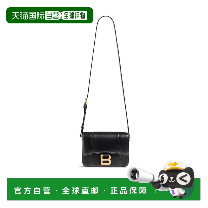 香港直邮Balenciaga Hourglass 小号翻盖包 8285222ABQ8