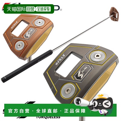 日本直邮Kasco 高尔夫 9/9 STRAP PUTTER Type-TL 绑带推杆 无扭