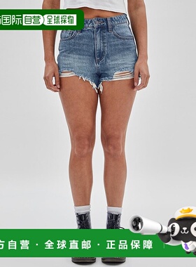 日本直邮Guess 复古破洞牛仔短裤 [GU1432EW28159]