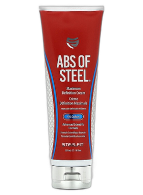 香港直邮SteelFit USA,Abs of Steel，特强定型霜，8 液量盎正品