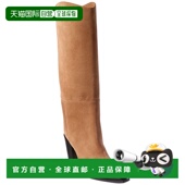 美国奥莱 Choo 自营Jimmy High Cece Knee brown Suede Boot