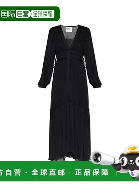 香港直邮ISABEL MARANT ÉTOILE 女士连衣裙 RO0668FAC1J07EBLACK