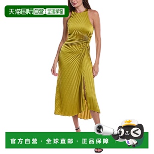 自营A.L.C.里根迷笛裙-黄色 美国奥莱直发连衣裙