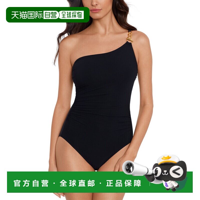 自营 magicsuit魔法套装查理兹单件-黑色 美国奥莱直发泳衣